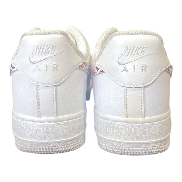 Nike Air Force 1 Low White Red Lips Women’s Sneakers Size 9.5 - Picture 7 of 12